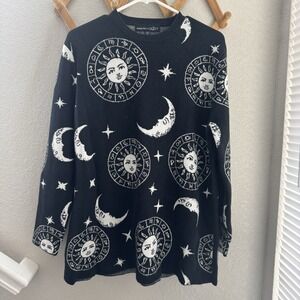 Dolls Kill X The Craft Celestial Sun Moon Sweater Womens Small Oversized